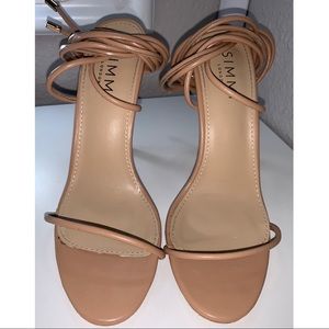 SIMMI LONDON BEIGE SHAYLA HEELS